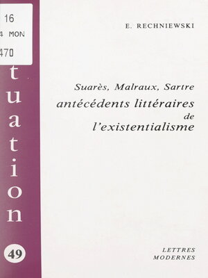 cover image of Suarès, Malraux, Sartre